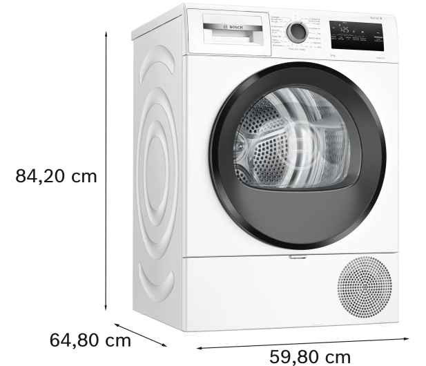 ZESTAW Bosch Suszarka WTH85V9FPL+Pralka WAN2425MPL+Łącznik WTZ2741 - 1551488 - zdjęcie 9